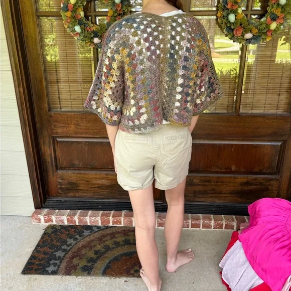 Handmade Crochet Women's Sweater - Picture 2 of 3